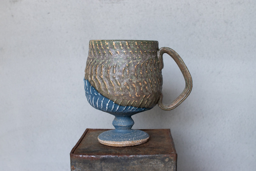 fuji pottery / ハンドル付き葡萄酒カップ(象牙)マグカップ
