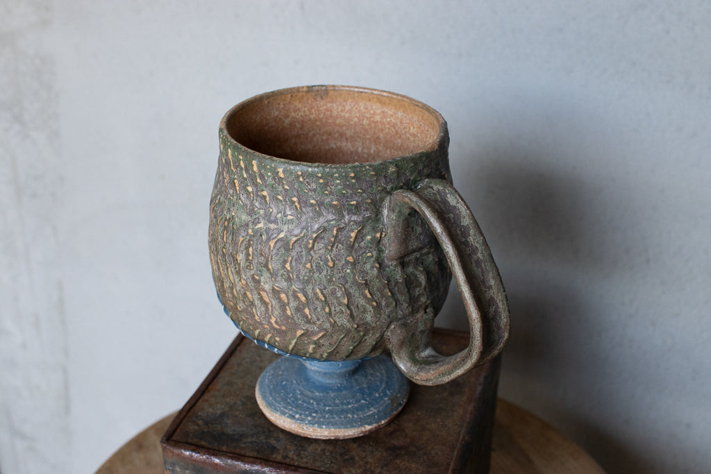 fuji pottery / ハンドル付き葡萄酒カップ(象牙)マグカップ