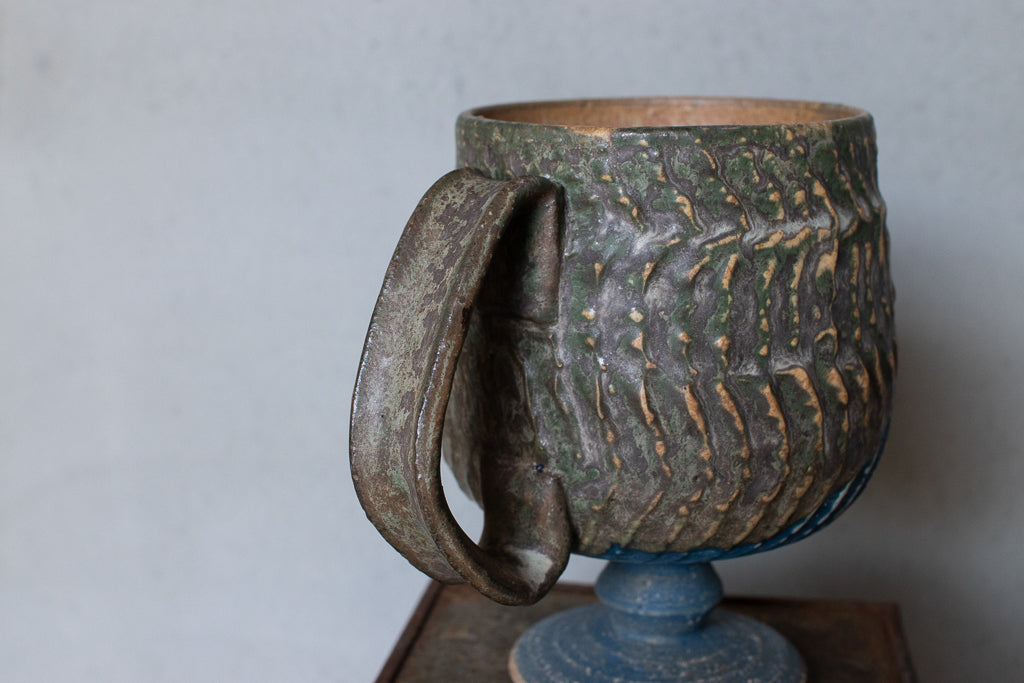 fuji pottery / ハンドル付き葡萄酒カップ(象牙)マグカップ