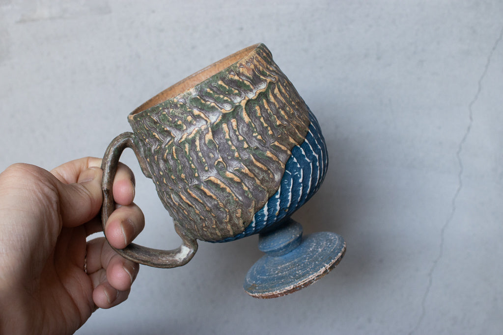 fuji pottery / ハンドル付き葡萄酒カップ(象牙)マグカップ