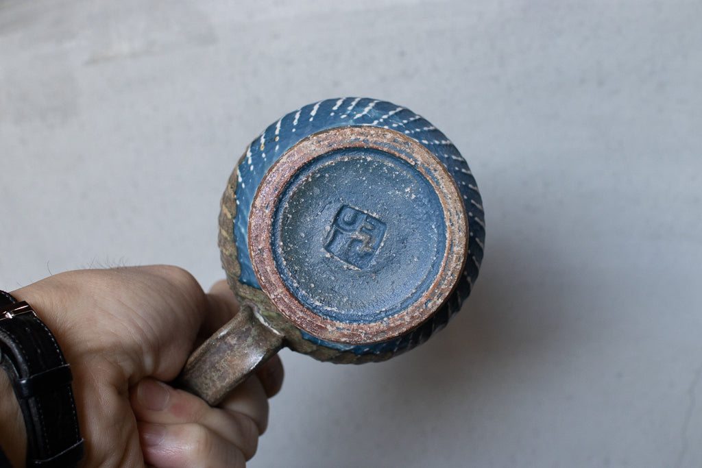 fuji pottery / ハンドル付き葡萄酒カップ(象牙)マグカップ