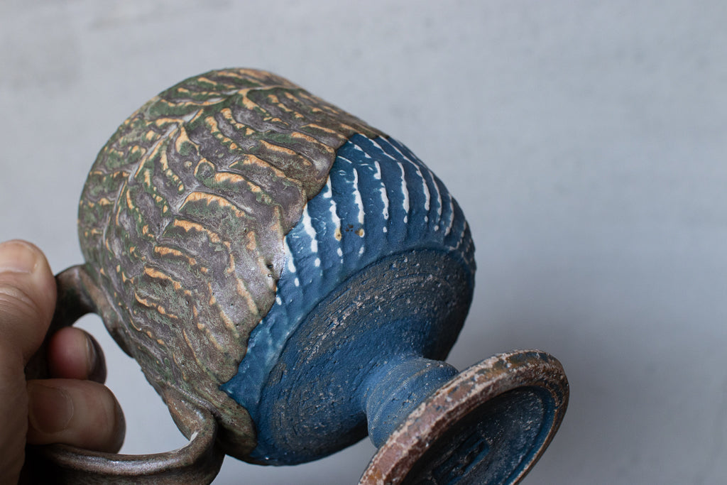 fuji pottery / ハンドル付き葡萄酒カップ(象牙)マグカップ