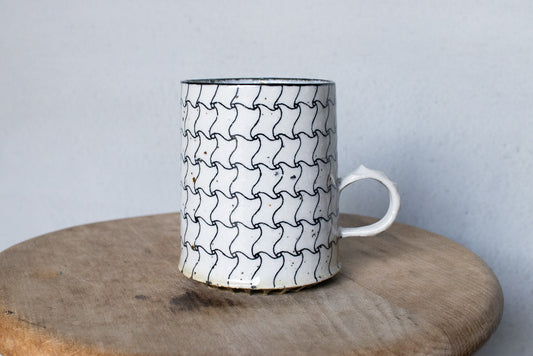 Taro Makihara / Inlay pattern mug A-①