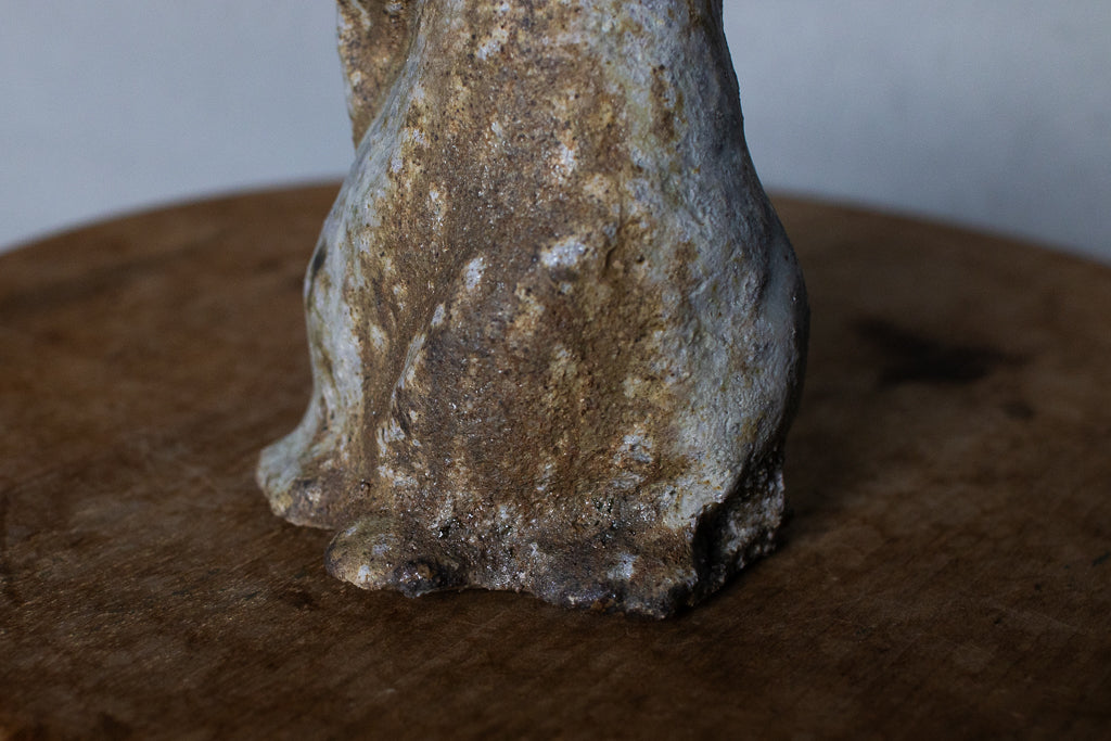 高橋燎 / 曖昧で小ぶりな招き猫 ’24初窯作品 薪窯(トレインキルン)オブジェ