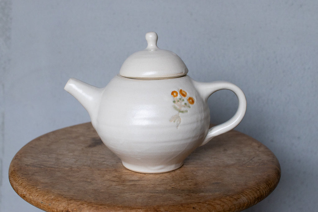 小早川智里 / ポット お花・鳥柄