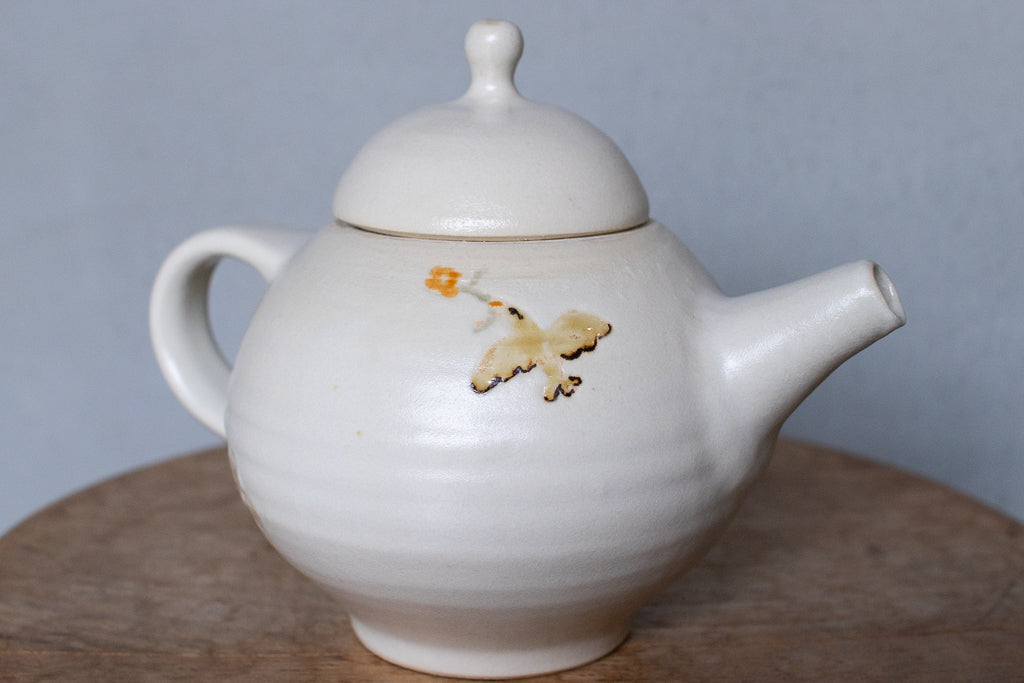 小早川智里 / ポット お花・鳥柄