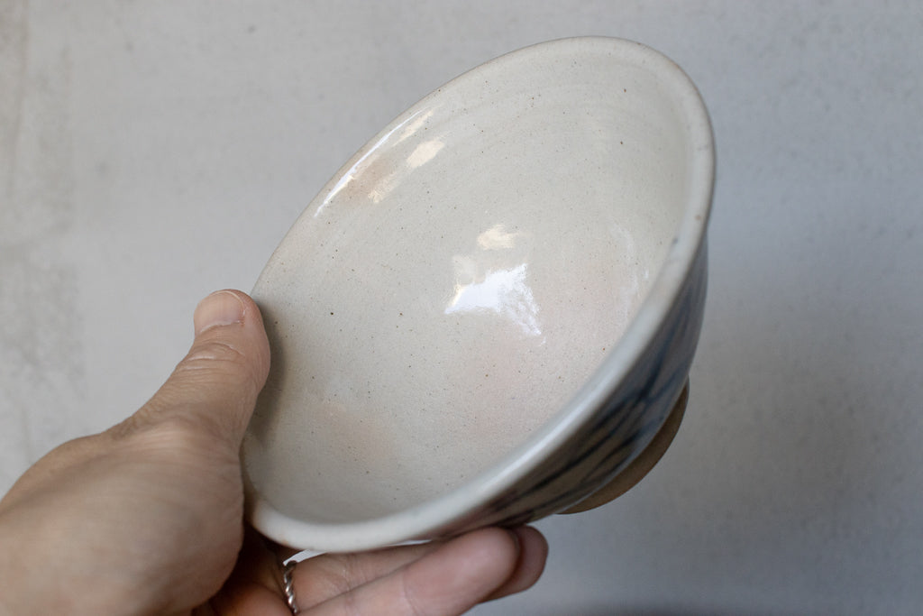 刻紋 Kokumon / カリグラフィー飯碗 茶碗 呉須 ’25