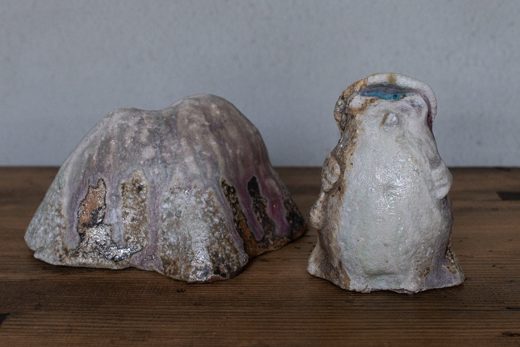 高橋燎 / オブジェ”山” ’24薪窯(トレインキルン)