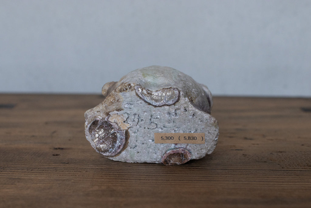 高橋燎 / オブジェ”曖昧で小ぶりなたぬき” ’24薪窯(トレインキルン)