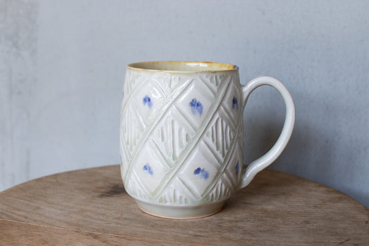 鈴木まどか / 格子紋鎬マグカップ