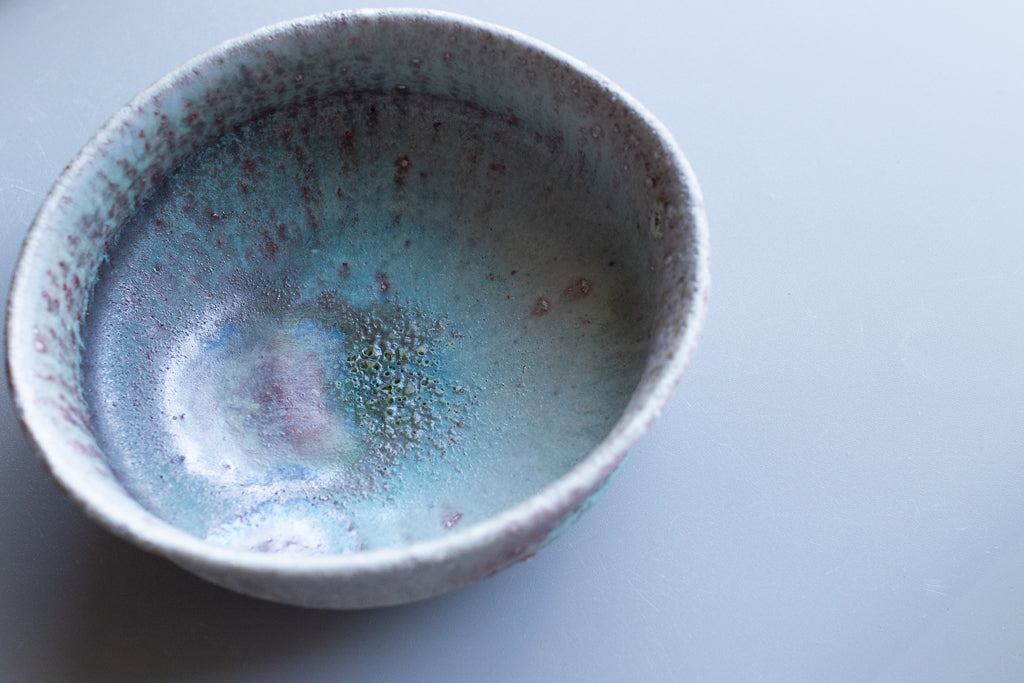 高橋燎 / たわみ鉢 ’24薪窯(トレインキルン)