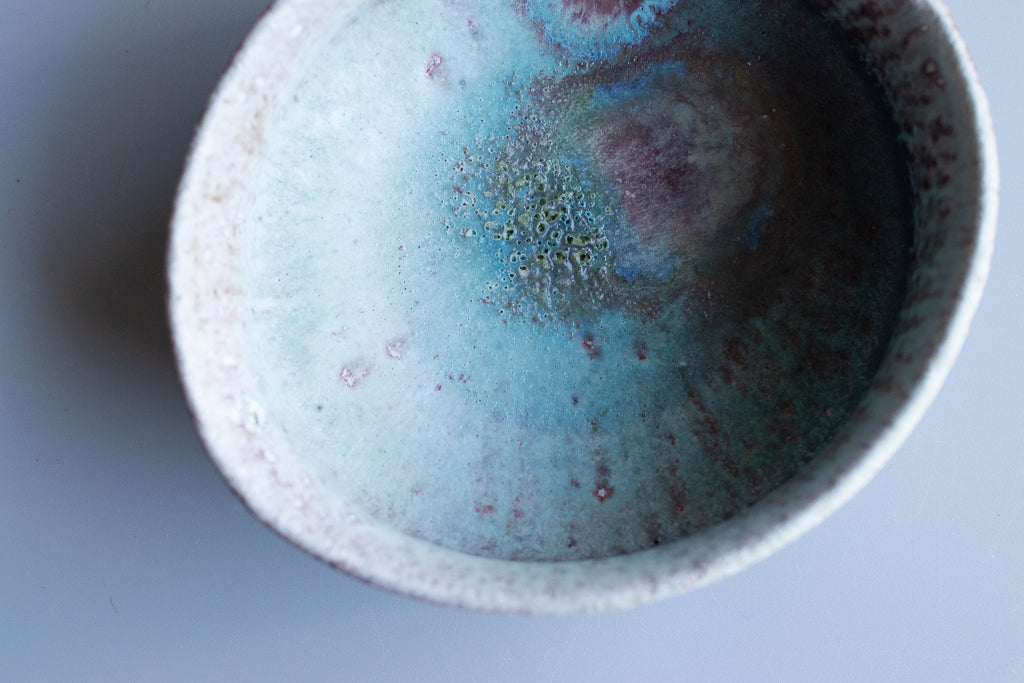 高橋燎 / たわみ鉢 ’24薪窯(トレインキルン)