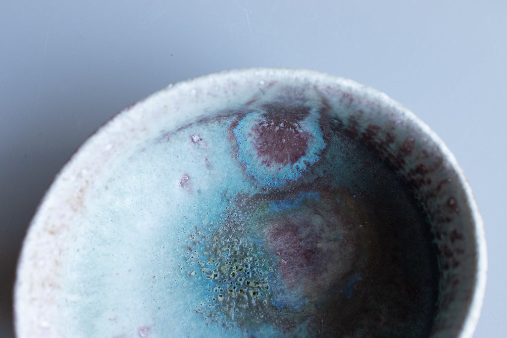 高橋燎 / たわみ鉢 ’24薪窯(トレインキルン)