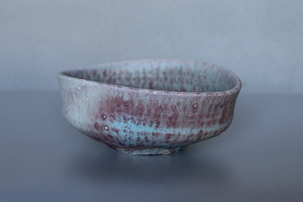 高橋燎 / たわみ鉢 ’24薪窯(トレインキルン)