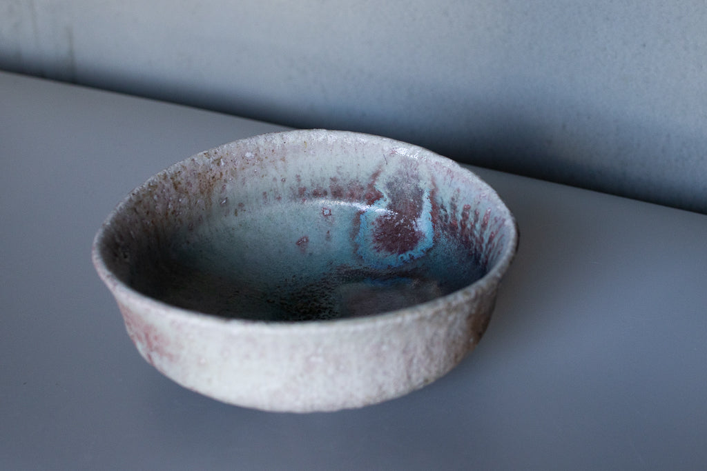 高橋燎 / たわみ鉢 ’24薪窯(トレインキルン)