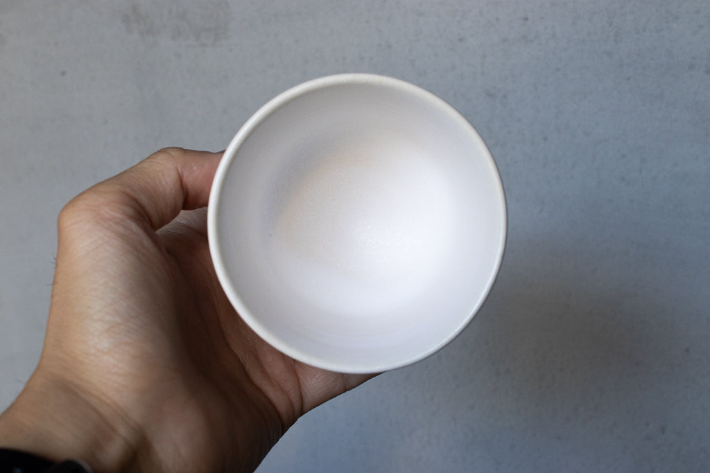 yoshida pottery / 玉脚アイスカップ(ホワイト)'25 ゴブレット