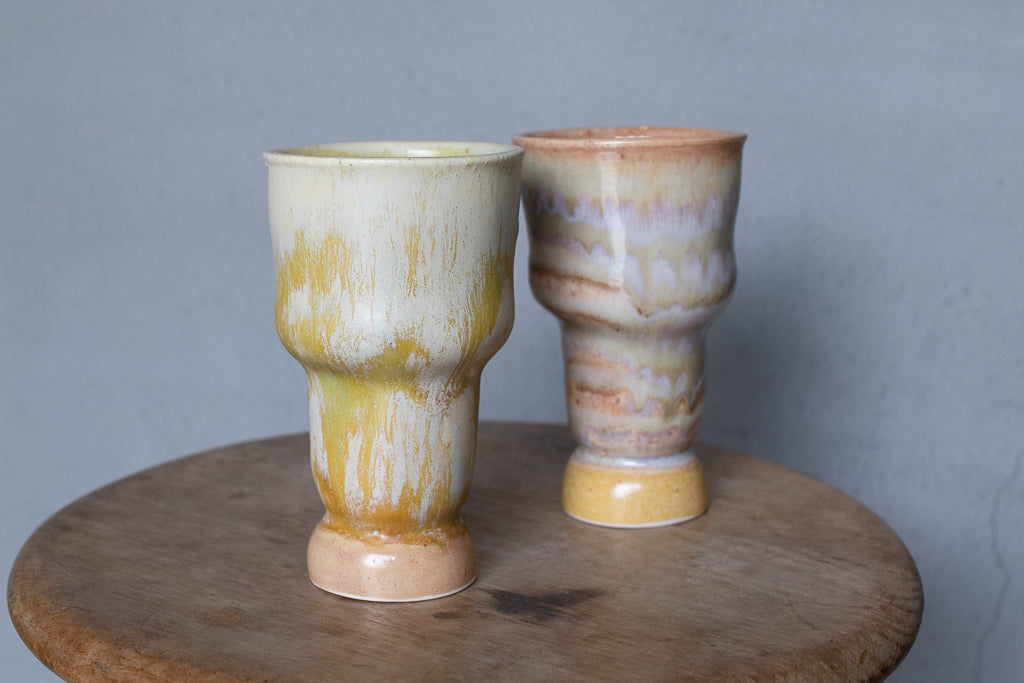 椎猫白魚 / 有機的でやわらかなコップ '24 ①