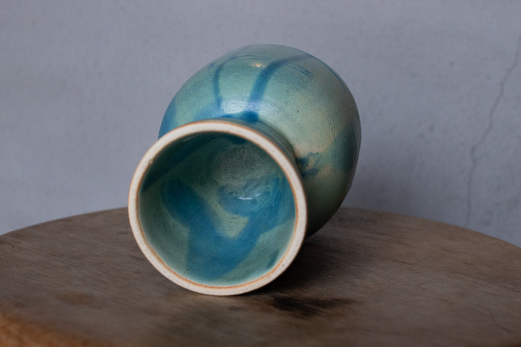 時山桜 / 高坏ゴブレット 星・ヒトデ・ねこ(いぬ?) フリーカップ