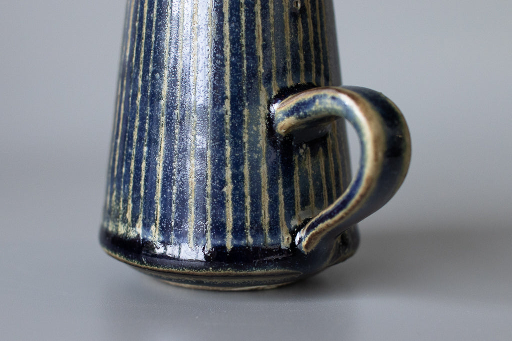 中西忠博 / タイニー・ストライプコーヒーカップ(あお)