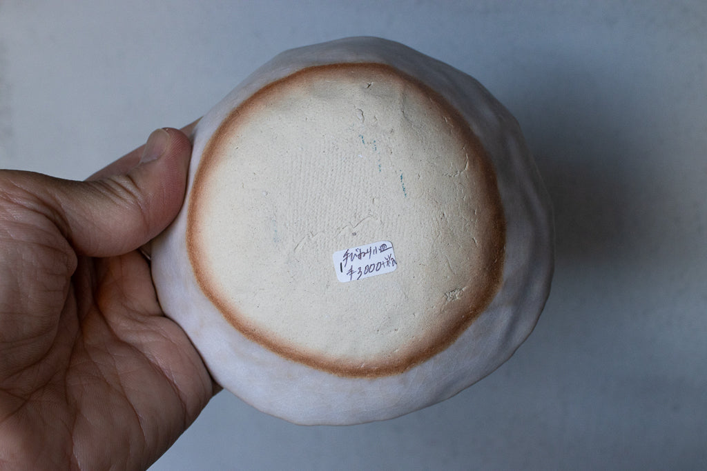 田川舞 / 手びねり小皿 大(白)