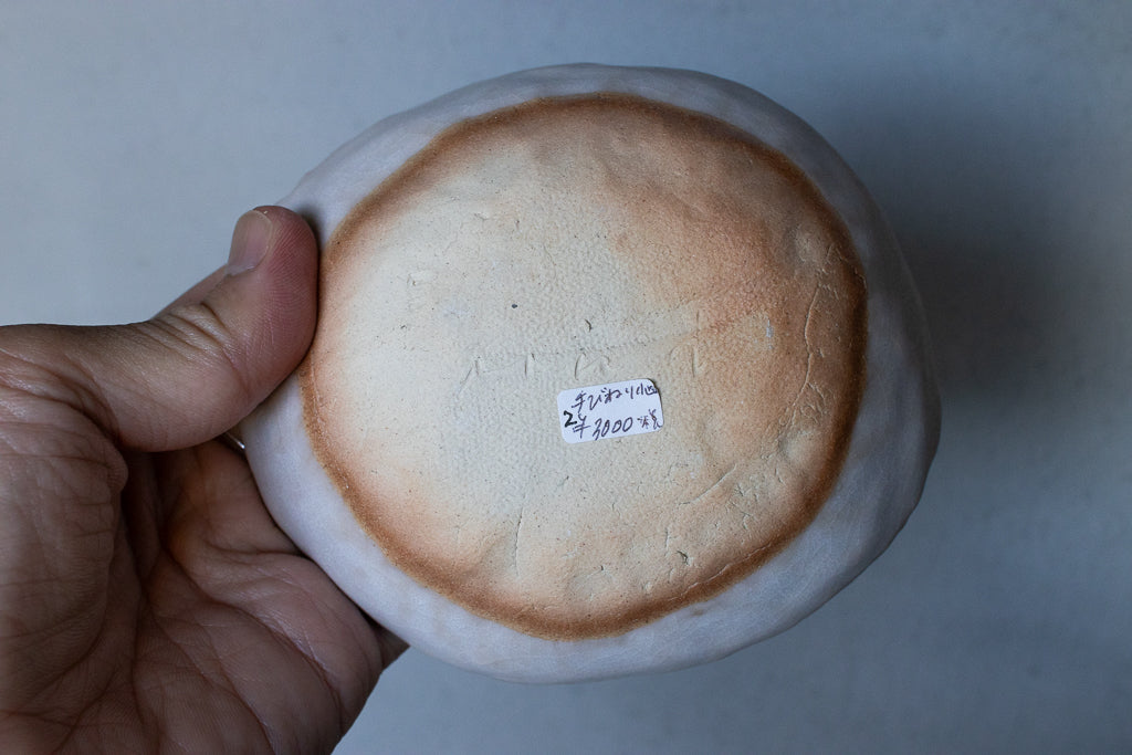 田川舞 / 手びねり小皿 大(白)