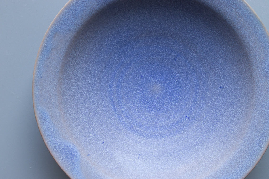 田川舞 / パスタ皿 大(薄青)リムボウル