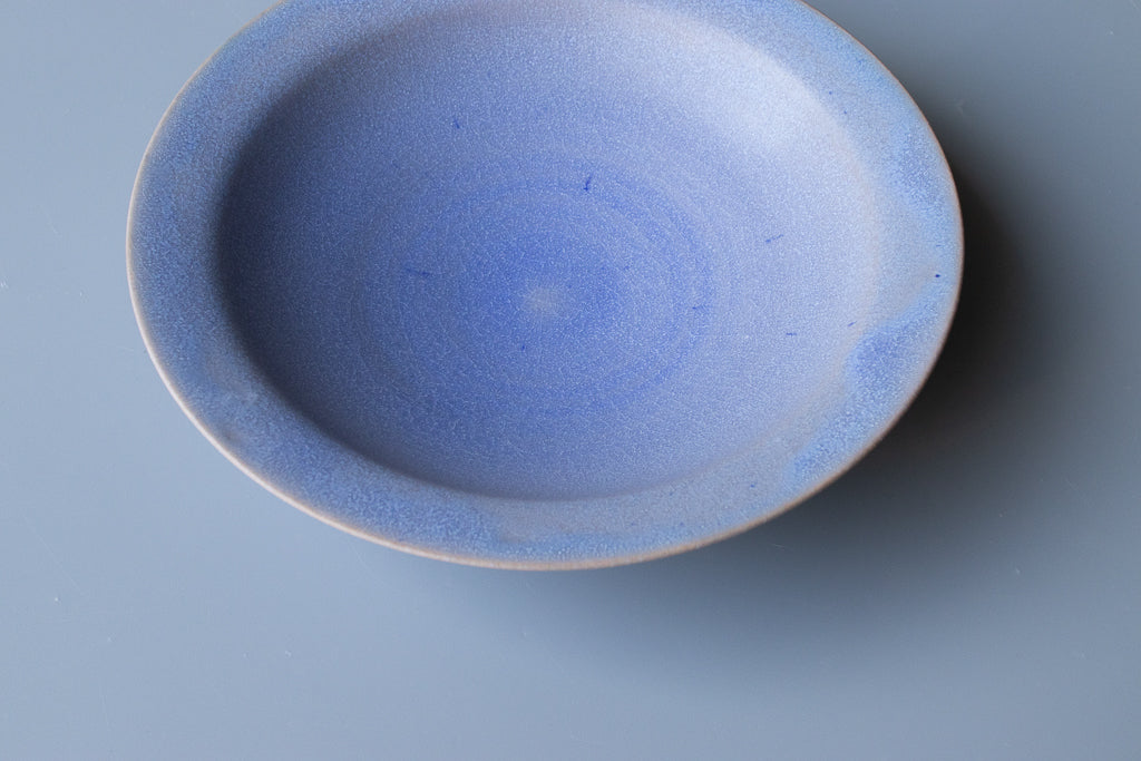 田川舞 / パスタ皿 大(薄青)リムボウル