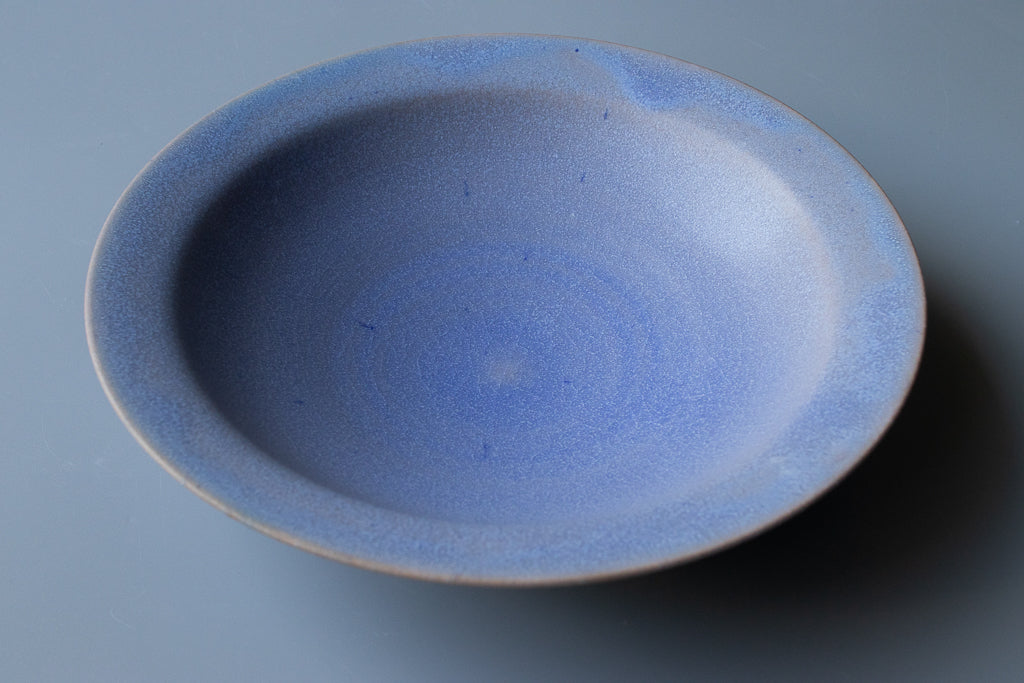 田川舞 / パスタ皿 大(薄青)リムボウル