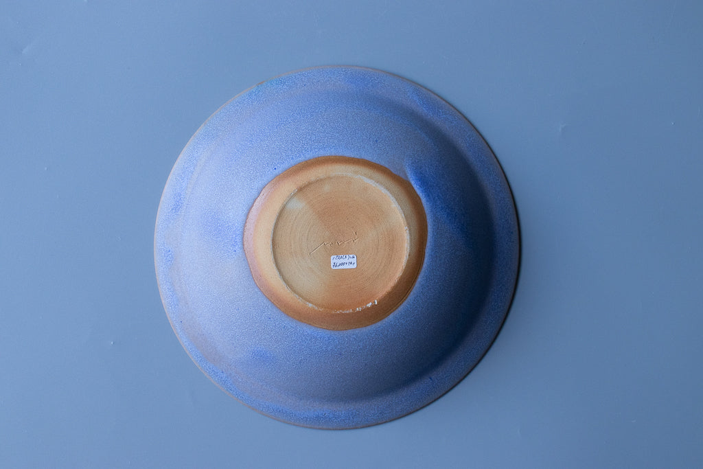 田川舞 / パスタ皿 大(薄青)リムボウル