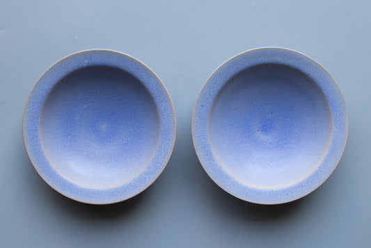 田川舞 / パスタ皿 小(薄青)リムボウル