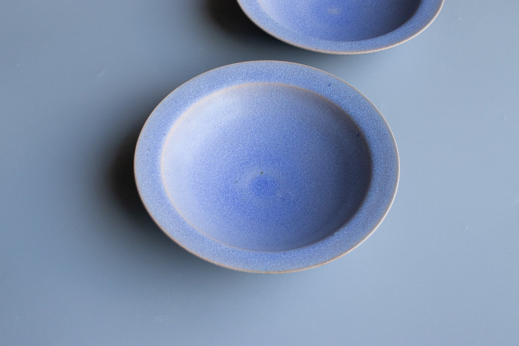 田川舞 / パスタ皿 小(薄青)リムボウル
