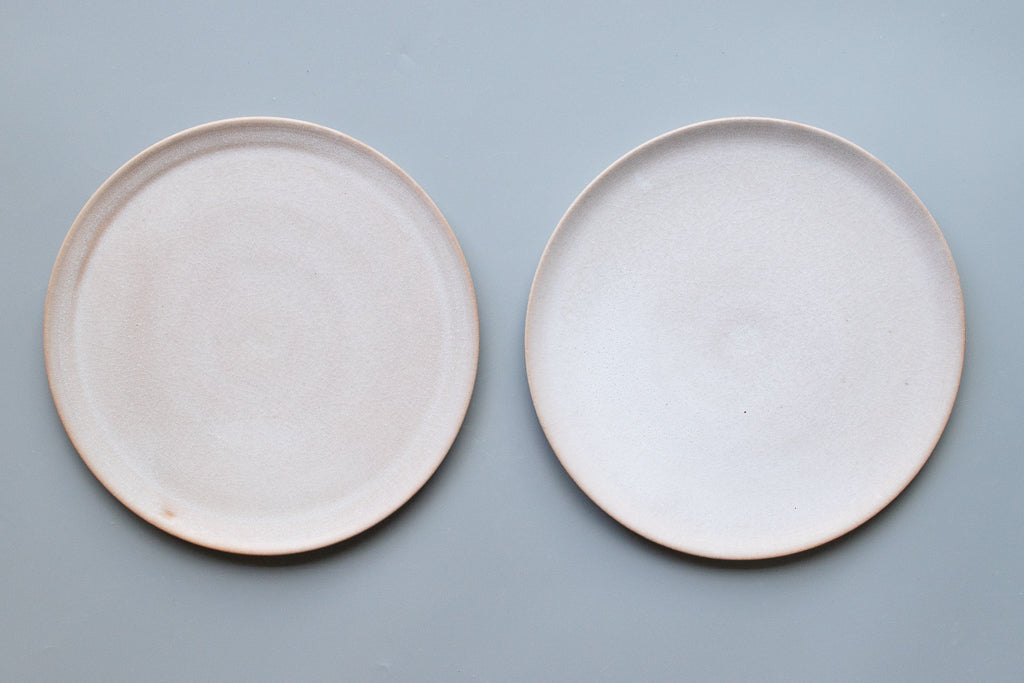 田川舞 / フラット皿 大(白)