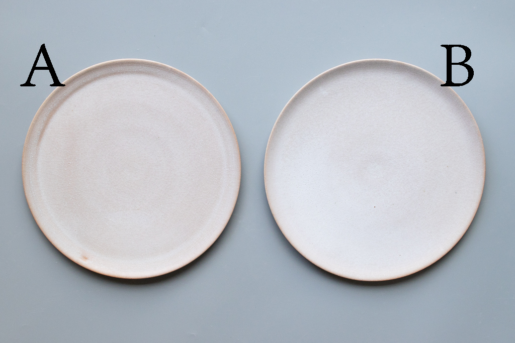 田川舞 / フラット皿 大(白)