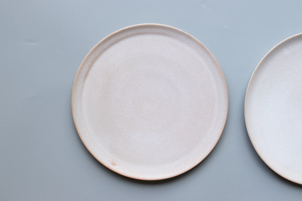 田川舞 / フラット皿 大(白)