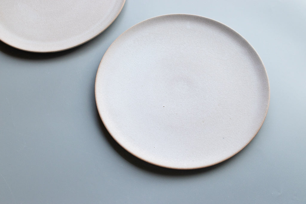 田川舞 / フラット皿 大(白)