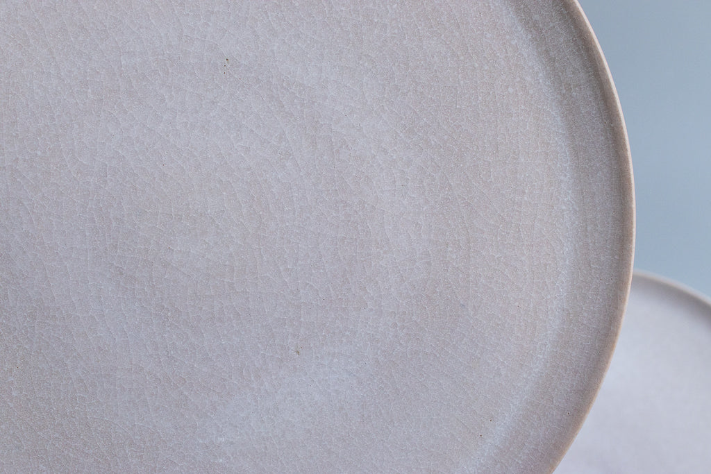 田川舞 / フラット皿 大(白)