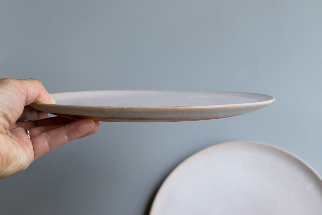 田川舞 / フラット皿 大(白)