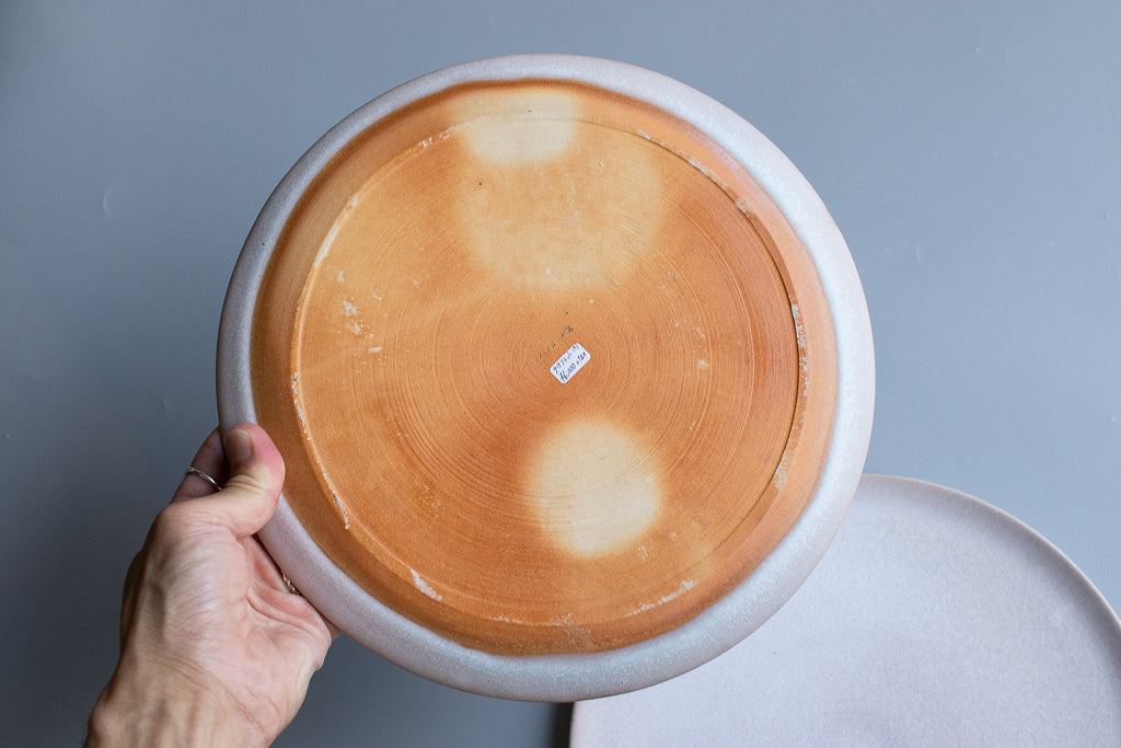 田川舞 / フラット皿 大(白)