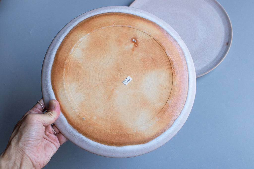 田川舞 / フラット皿 大(白)