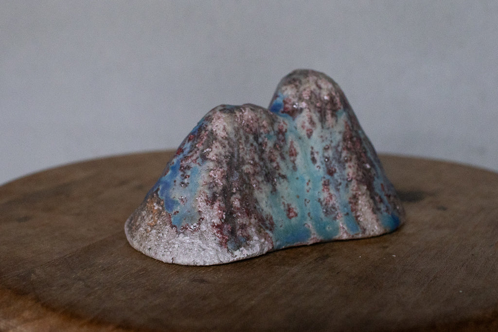 高橋燎 / オブジェ”山” 中型 ’24薪窯(トレインキルン)