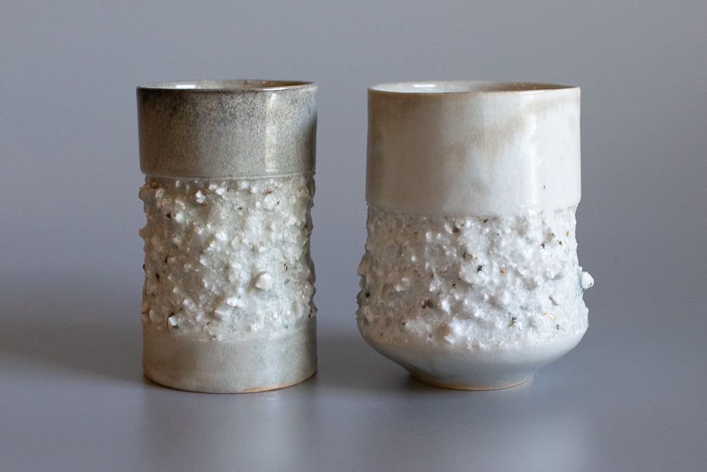 野中麟太郎 / 石のカップ(グレー・太タイプ)