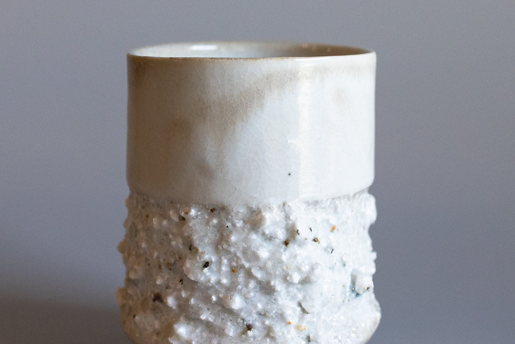 野中麟太郎 / 石のカップ(グレー・太タイプ)