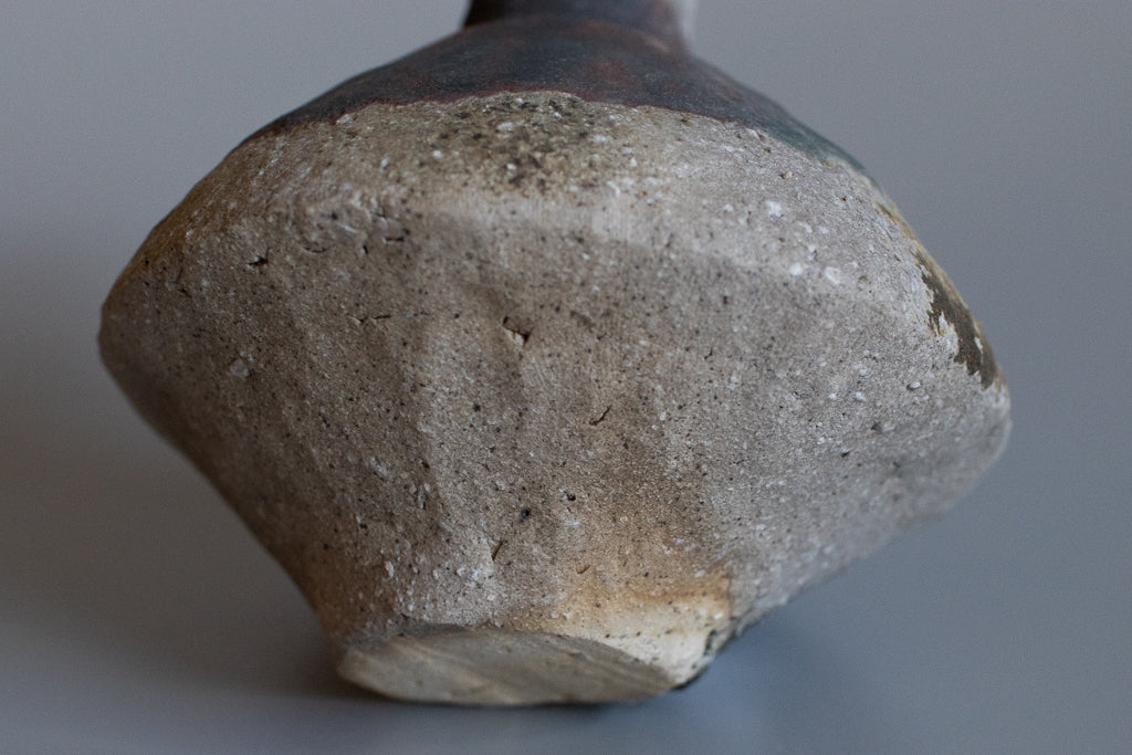 高橋燎 / コマ型花器・大(薪窯)2023新作