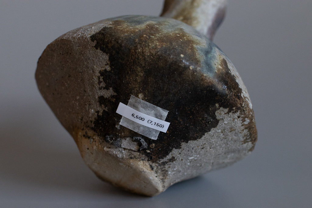 高橋燎 / コマ型花器・大(薪窯)2023新作