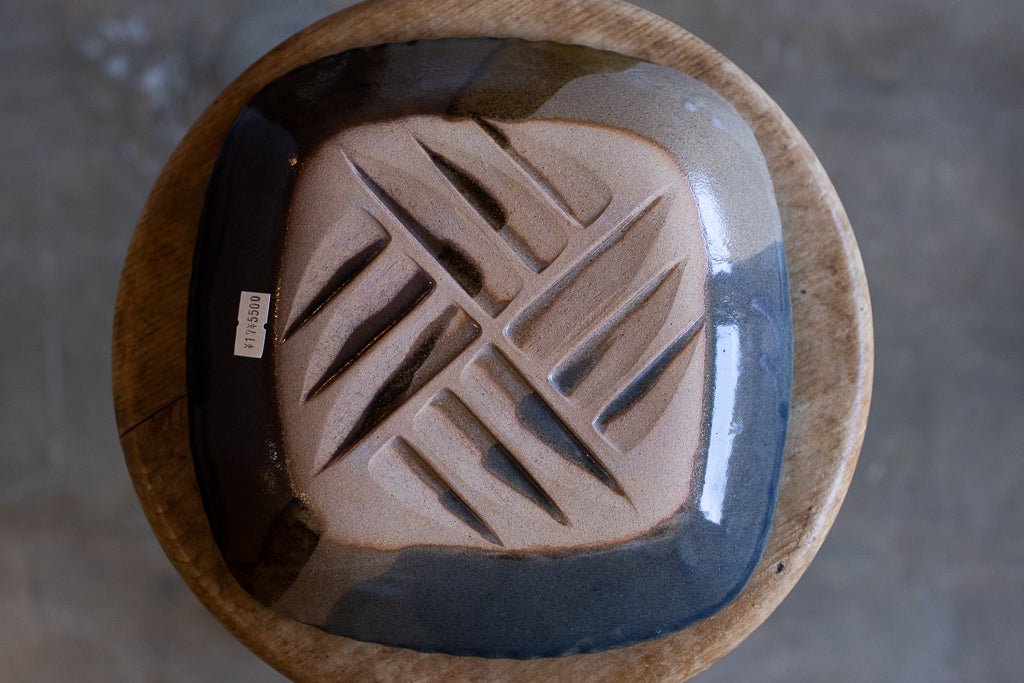 佐川義乱 / スクエアプレートL(水色系)