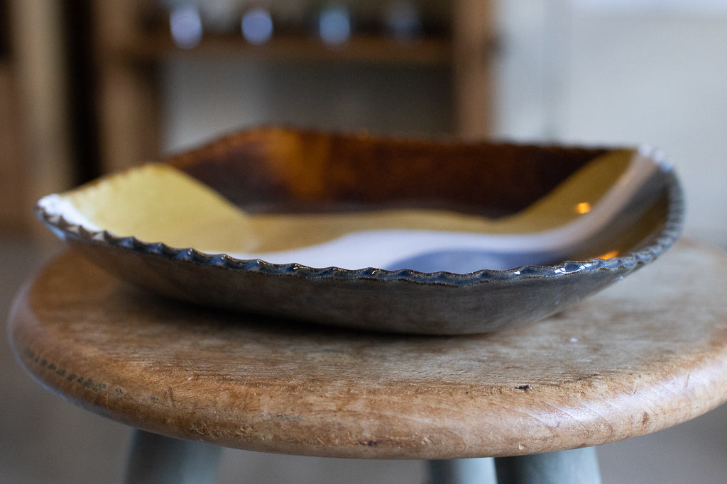 佐川義乱 / スクエアプレートL(水色系)