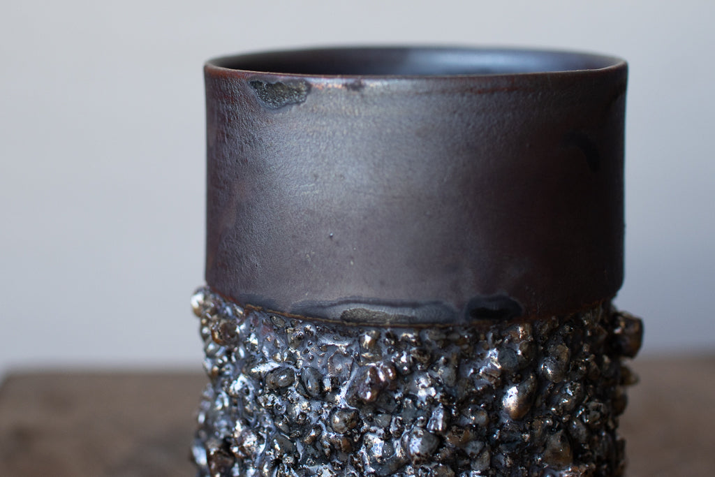 野中麟太郎 / 石のカップ(ブラック・太タイプ)