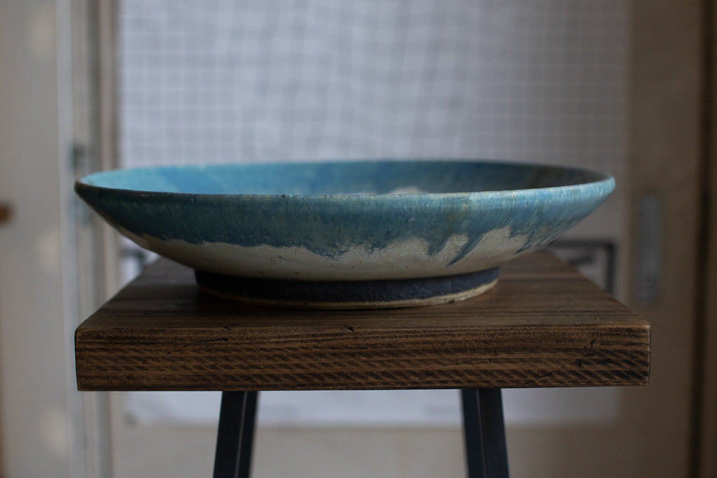 金澤尚宜(あよお)/ 大皿 惑星のみずうみ 23cm