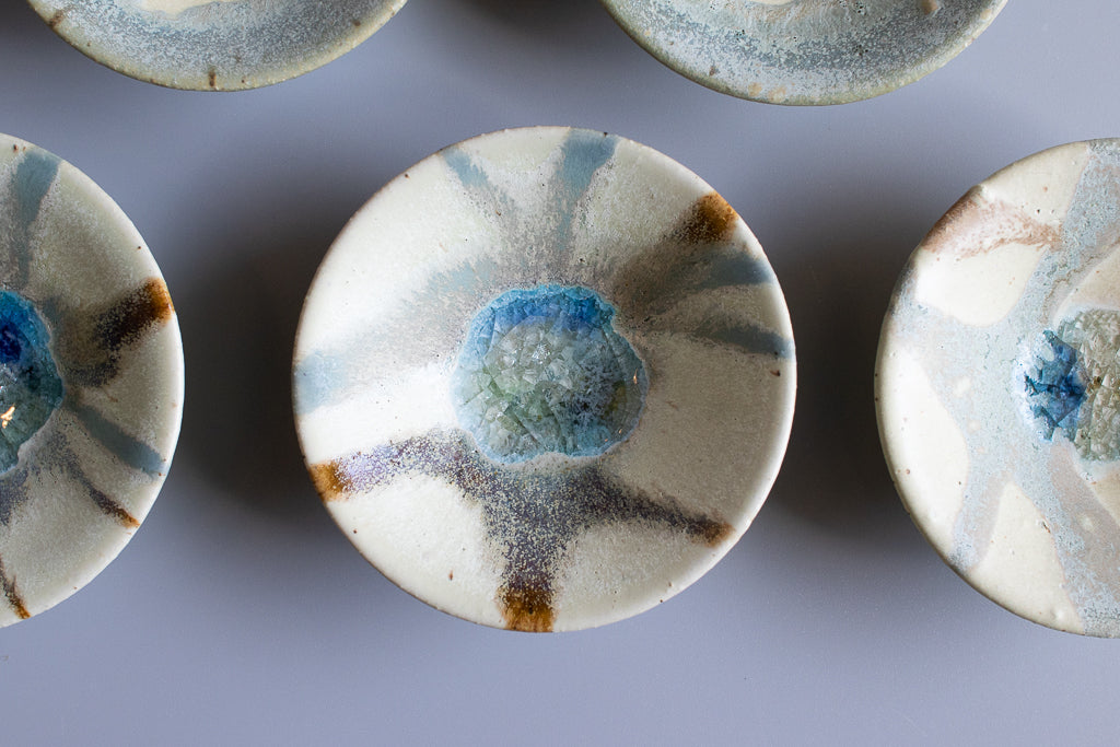 金澤尚宜 / 豆皿 ”惑星のみずうみ” 3寸