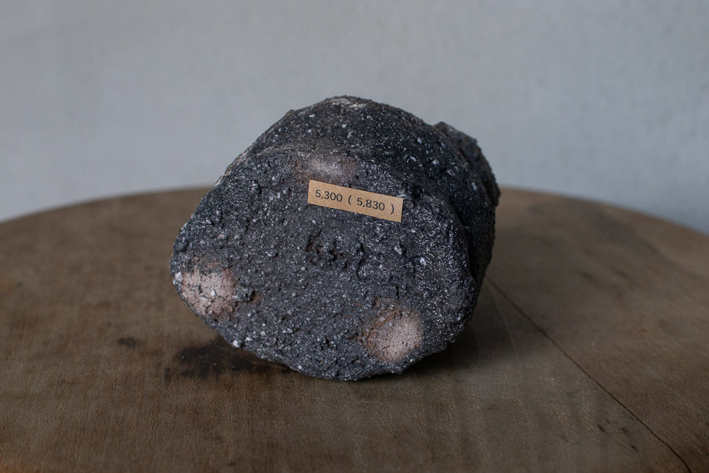 高橋燎 / オブジェ”曖昧で小ぶりなたぬき” ’24薪窯(トレインキルン)